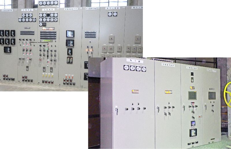 Analog and digital hydroelectric power generation control systems
